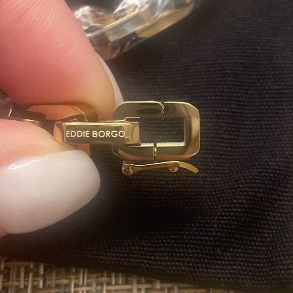 EDDIE BORGO Supra Link Necklace and Earrings $675 MSRP Brand New in Packages - Picture 9 of 11